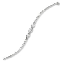 Balia Damen Armband 925 Silber Zirkonia weiß poliert 19cm BAA0034SW