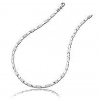 Balia Halskette für Damen matt-glanz aus 925 Silber 45cm BAK004S45