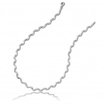 Balia Halskette für Damen matt-glanz aus 925 Silber 45cm BAK007S44