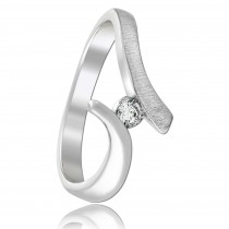 Balia Damen Ring aus 925 Silber mit Zirkonia Gr.58 BAR022W58