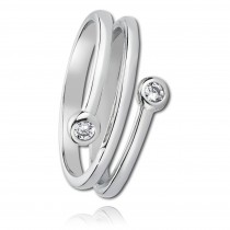 Balia Damen Ring aus 925 Silber mit Zirkonia Gr.56 BAR001W56