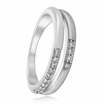 Balia Damen Ring Double aus 925 Silber mit Zirkonia Gr.56 BAR021W56