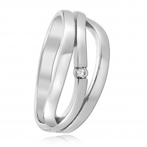 Balia Damen Fashion Ring aus 925 Silber Zirkonia weiß Gr.56 BAR025W56