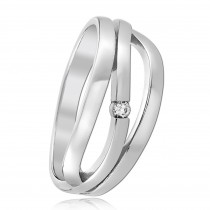 Balia Damen Fashion Ring aus 925 Silber Zirkonia weiß Gr.60 BAR025W60