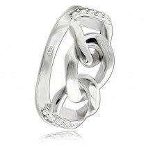 Balia Damen Chain Ring aus 925 Silber Gr.62 BAR027W62