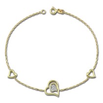 Balia Damen Armband aus 333 Gelbgold mit Zirkonia BGA0001G8