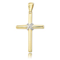 Balia Damen Kettenanhänger aus 333 Gelbgold mit Zirkonia BGH0007GW