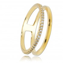 Balia Damen Ring aus 333 Gelbgold mit Zirkonia Gr.58 BGR015G58