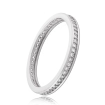 Balia Damen Ring Zirkonia einreihig Weißgold Gr.60 BGR025W60