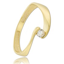 Balia Damen Ring aus 333 Gelbgold mit Zirkonia Gr.58 BGR032G58