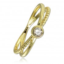 Balia Damen Ring aus 333 Gelbgold mit Zirkonia Gr.58 BGR053G58
