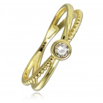 Balia Damen Ring aus 333 Gelbgold mit Zirkonia Gr.60 BGR053G60