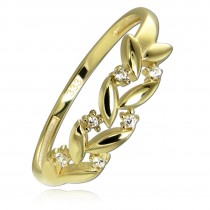 Balia Damen Ring aus 333 Gelbgold mit Zirkonia Gr.56 BGR055G56