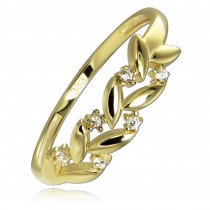 Balia Damen Ring aus 333 Gelbgold mit Zirkonia Gr.60 BGR055G60