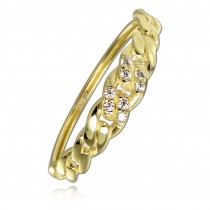 Balia Damen Ring aus 333 Gelbgold mit Zirkonia Gr.54 BGR056G54