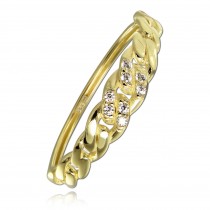 Balia Damen Ring aus 333 Gelbgold mit Zirkonia Gr.58 BGR056G58