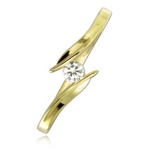 Balia Damen Ring aus 333 Gelbgold mit Zirkonia Gr.58 BGR058G58