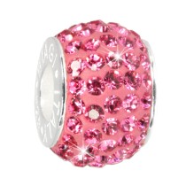 Carlo Biagi Zirkonias Bead Ring rosa BBSCR01P