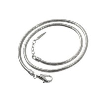 Carlo Biagi 43cm Karabiner Bead Halskette 925 BNLEX43