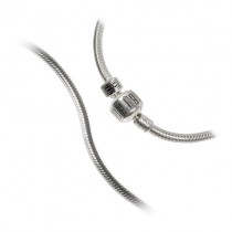 Carlo Biagi 22cm Clip Logo Bead Armband Silber mit extra Clip BRCS22