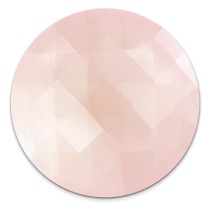 Amello Coin Acryl 30mm rosa für Coinsfassung Edelstahlschmuck ESC708A