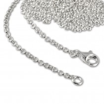 SilberDream Sterling Silber Charm Kette Halskette 50cm FC00295-1
