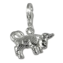 SilberDream 925 Charm Stier Sternzeichen Anhänger FC7105