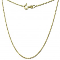 GoldDream Damen Colliers Halskette 34cm Gelbgold 8 Karat GDKB00134Y