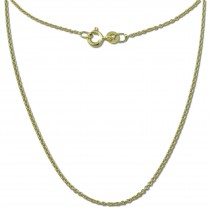 GoldDream Damen Colliers Halskette 40cm Gelbgold 8 Karat GDKB00740Y