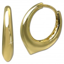 GoldDream Creole Klassik 20mm Ohrring 333er Gelbgold Echtschmuck GDO5682Y