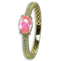 GoldDream Gold Ring Beauty Gr.56 Zirkonia weiß 333er Gelbgold GDR545Y56