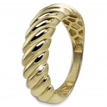 GoldDream Gold Ring Big gedreht Gr.54 333er Gelbgold GDR556Y54