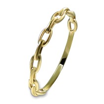 GoldDream zarter Gold Ring Chain Gr.56 333er Gelbgold Damen GDR561Y56
