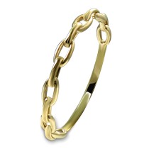 GoldDream zarter Gold Ring Chain Gr.58 333er Gelbgold Damen GDR561Y58