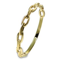 GoldDream zarter Gold Ring Chain Gr.60 333er Gelbgold Damen GDR561Y60
