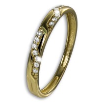 GoldDream Gold Ring Glamour Gr.58 333er Zirkonia Gelbgold Damen GDR567Y58