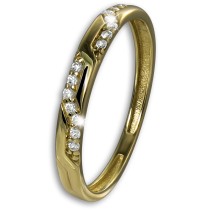 GoldDream Gold Ring Glamour Gr.60 333er Zirkonia Gelbgold Damen GDR567Y60
