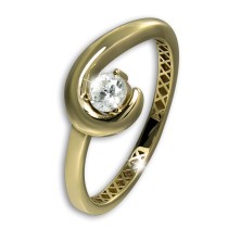 GoldDream Gold Ring Zirkonia Gr.56 333er Gelbgold Damen GDR569Y56