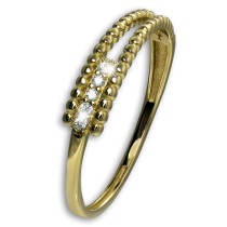 GoldDream Gold Ring Fashion Gr.60 333er Zirkonia Gelbgold Damen GDR570Y60