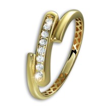GoldDream Gold Ring Design Gr.56 333er Zirkonia Gelbgold Damen GDR573Y56