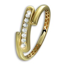 GoldDream Gold Ring Design Gr.58 333er Zirkonia Gelbgold Damen GDR573Y58