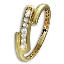 GoldDream Gold Ring Design Gr.60 333er Zirkonia Gelbgold Damen GDR573Y60