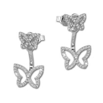 SilberDream Ohrstecker Dangle Ear Cuff Schmetterling 925 Silber Ohrringe GSO448W