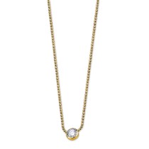 LOTUS Silver Halskette 925 Silber LP1272-1/6 gold Zirkonia Pure JLP1272-1-6