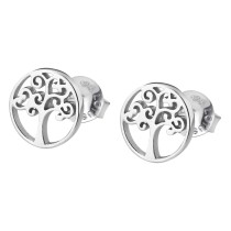 LOTUS Silver - Damen Ohrring Lebensbaum Ohrstecker aus 925 Silber JLP1531-4-1