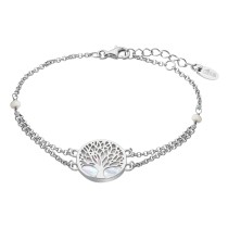 LOTUS Silver - Damen Armband Lebensbaum perlmutt aus 925 Silber JLP1678-2-1