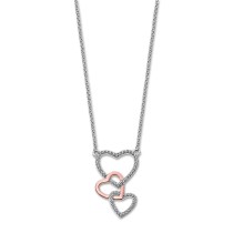 LOTUS Silver Halskette Herz 925 Silber rosegold Charming Lady JLP1817-1-2