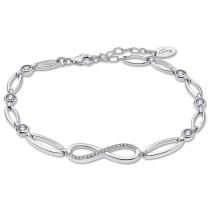 LOTUS Silver Armband Unendlichkeit 925 Silber Zirkonia Charming Lady JLP1872-2-1