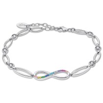 LOTUS Silver Armband Unendlichkeit 925 Silber Zirkonia Charming Lady JLP1872-2-2