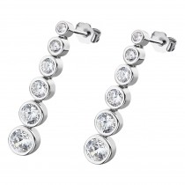 LOTUS Silver - Damen Ohrring Zirkonia weiß Ohrstecker aus 925 Silber JLP1915-4-1